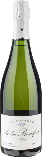 Sparkling French Champagne Andre Beaufort Polisy Blanc de Blancs 2018 wine