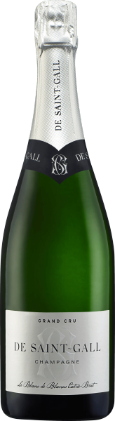 Sparkling French Champagne De Saint Gall Blanc de Blancs Grand Cru Extra Brut wine