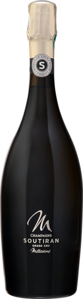 Sparkling French Champagne Soutiran Grand Cru 2018 wine